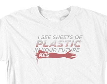 Dexter I See Sheets of Plastic in Your Future White Shirts