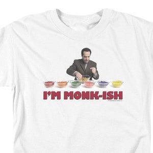 Monk I'm Monk-ish White Adult Shirts
