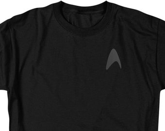 Star Trek Darkness Command Logo Black Shirts