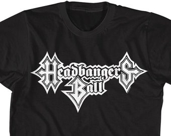 Vtg 1991 MTV Headbangers Ball T-shirt Black L/XL 90s Heavy Metal