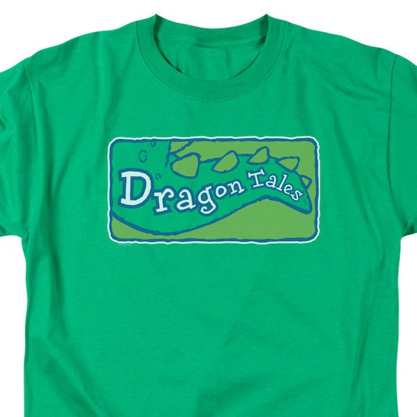 Dragon Tales Clean Logo Kelly Green Shirts