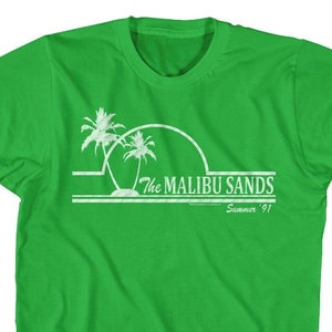 Saved By The Bell The Malibu Sands Kelly Green Shirts
