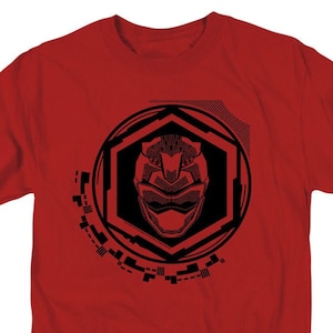 Power Rangers Red Ranger Adult Red Shirts