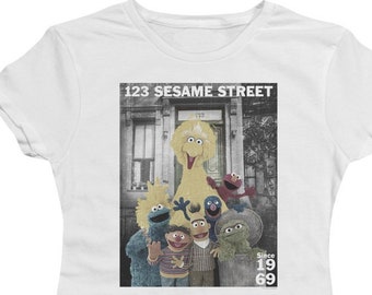 Sesame Street 123 T-Shirt: Ladies Cotton Tee