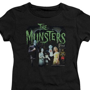 The Munsters 1313 50 Years Woman&#39;s and Juniors Black Shirts