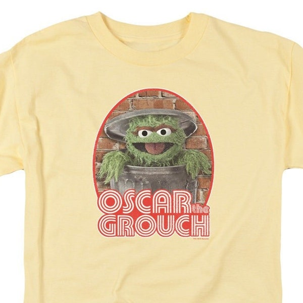 Sesame Street Oscar The Grouch Banana Shirts