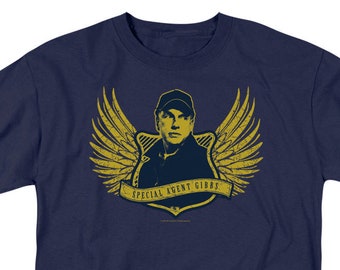 NCIS Special Agent Gibbs Wings Navy Shirts
