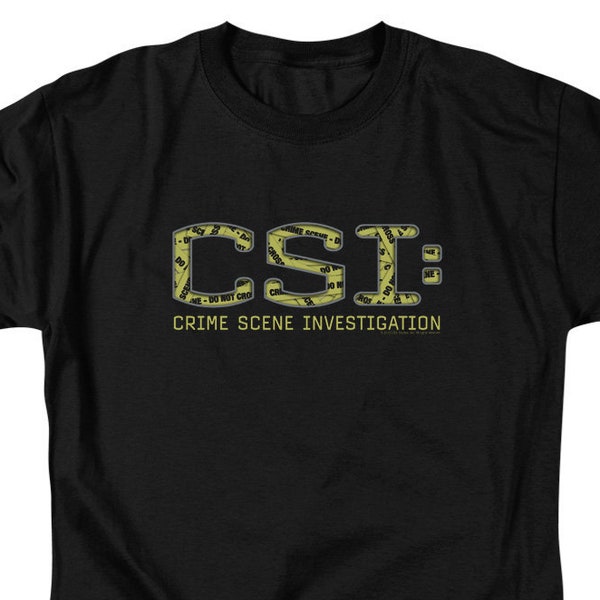 CSI Collage Logo Black Shirts