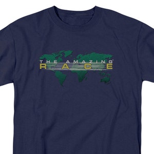 The Amazing Race Around The World Navy Shirts CLEARANCE Slim M
