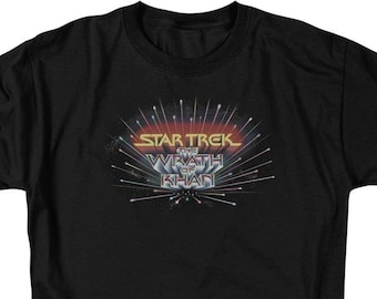 Star Trek Wrath of Khan Shirt Star Trek II Movie Tee Retro Sci‑Fi Graphic Unisex Fan Gift T‑Shirt