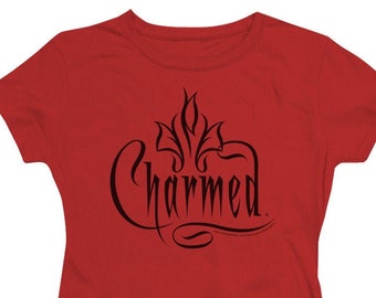 Charmed Logo Woman's and Juniors Red Shirts