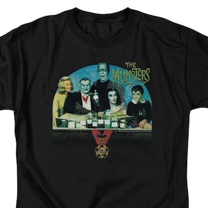 The Munsters 50 Year Potion Black Shirts