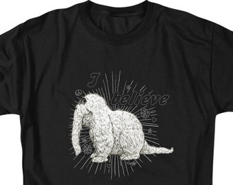 Sesame Street Snuffleupagus I believe Black Adult Shirt