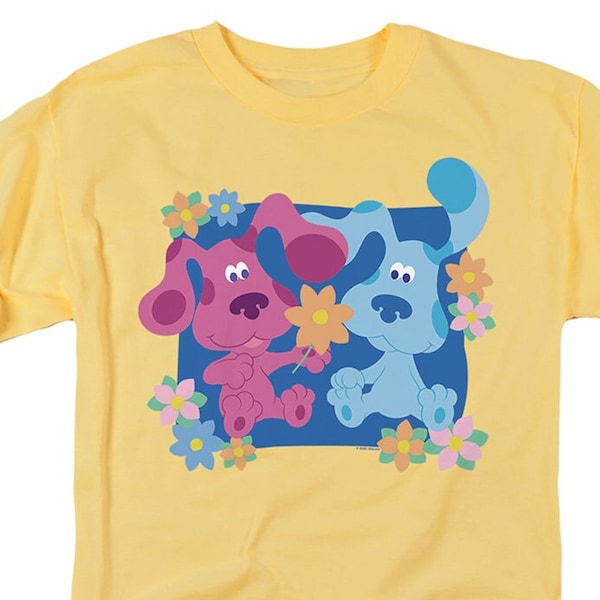 Blue's Clues Magenta and Flowers Yellow Shirts