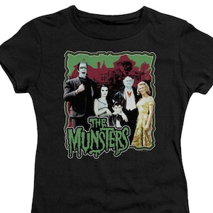 The Munsters Normal Family Woman&#39;s and Juniors Black Shirts