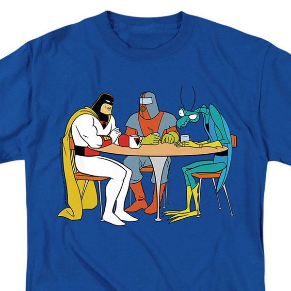 Space Ghost Brak and Zorak Royal Blue Shirts