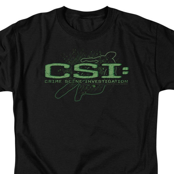 CSI: Crime Scene Investigation Sketch Black Shirts