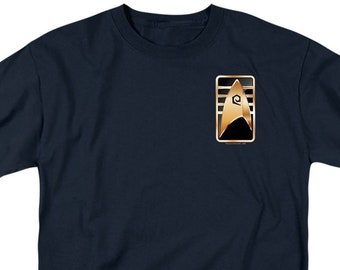 Star Trek Cadet Badge Chemises Bleu Marine