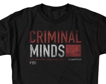Criminal Minds Behavioral Analysis Unit Black Shirts