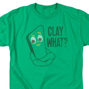 Gumby Clay What Kelly Green Shirts