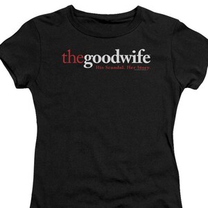 The Good Wife Logo Woman&#39;s and Juniors Black Shirts
