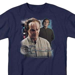Star Trek Doctor Phlox Navy Blue Shirts