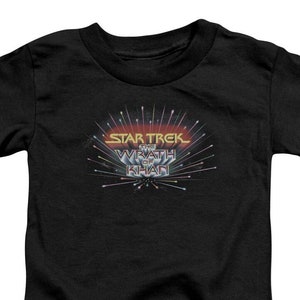 Star Trek The Wrath of Khan Kid&#39;s Black Shirts