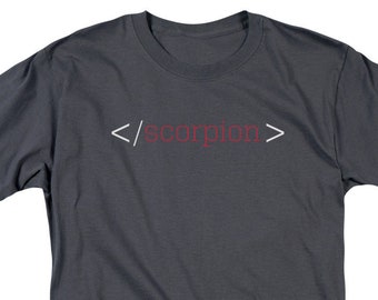 Scorpion Logo Charcoal Shirts