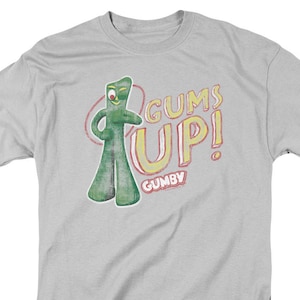 Gumby Gums Up Silver Shirts
