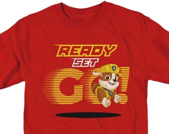 Paw Patrol Ready Set Go Red Shirts