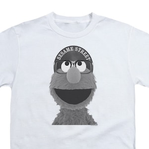 Sesame Street Elmo Lee Kid&#39;s White Shirts