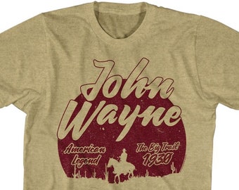 John Wayne The Big Trail Heather Natural Shirts