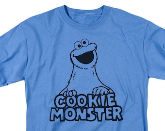 トップス 90s COOKIE MONSTER JUST EAT IT COOKIE Vintage 90s Cookie Monster Just Eat It Nike Parody Tshirt