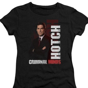 Criminal Minds Hotch Woman's and Juniors Black Shirts