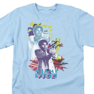 Miami Vice Freeze Light Blue Shirts