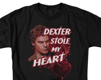 Dexter Stole My Heart Black Shirts