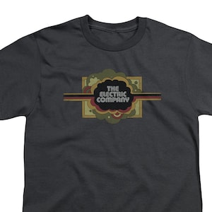 The Electric Company Logo Kid's Charcoal Shirts - Etsy