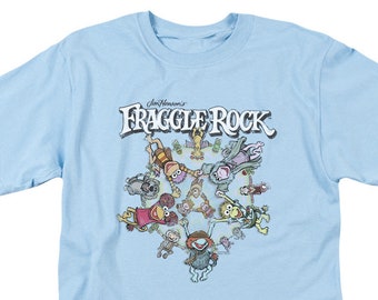 Fraggle Rock Spinning Gang Light Blue Shirts