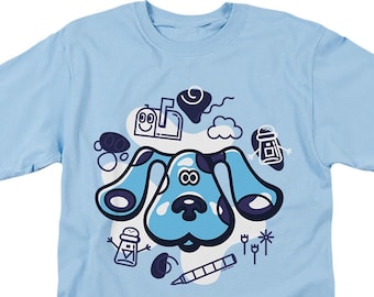 Blue's Clues and Friends Light Blue Shirts