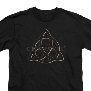 Charmed Triquetra Logo Kid&#39;s Black Shirts