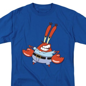 SpongeBob SquarePants Mr. Krabby Royal Blue Shirts