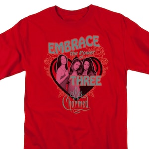 Charmed Embrace The Power of Three Red Shirts