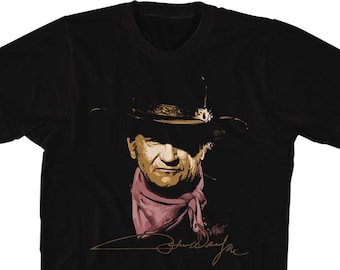 John Wayne Cowboy Hat Black Shirts