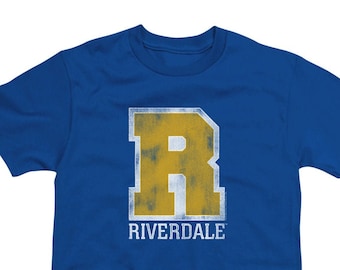 Riverdale Kids Hoodie Vintage Varsity Logo Royal Hoody