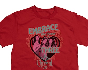 Charmed Embrace The Power of Three Kid's Red Shirts