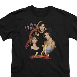 Charmed Original Three Kid&#39;s Black Shirts