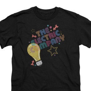 The Electric Company Light Bulb Kid&#39;s Black Shirts
