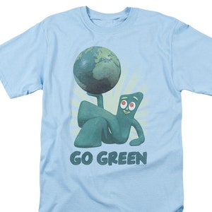 Gumby Go Green Light Blue Shirts