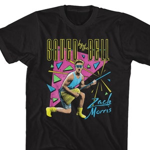 Saved By The Bell Zack Morris Black Shirts