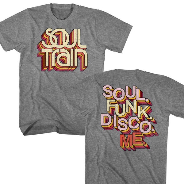 Soul Train Soul Funk Disco Me Heather Gray Shirts